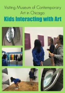 Visiting Museum of Contemporary Art in Chicago: Kids Interacting with Art