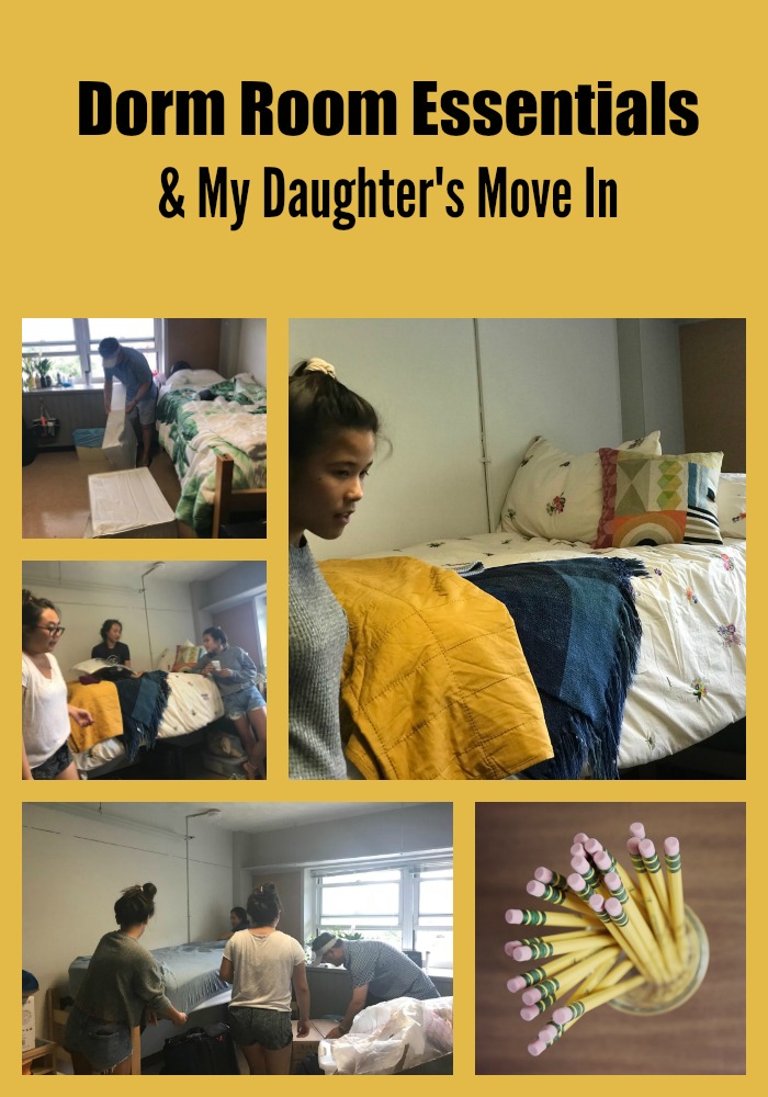 Dorm Room Essentials & My Daughter's Move In