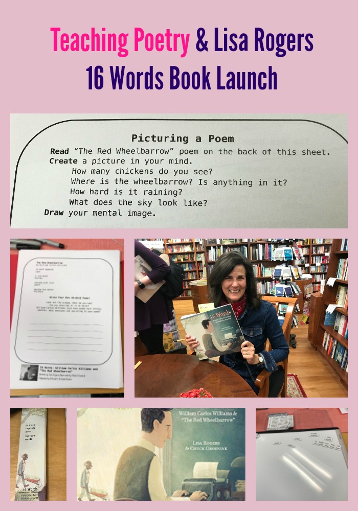 Teaching Poetry & Lisa Rogers 16 Words Book Launch