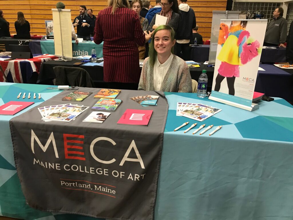 Maine College of Art at Boston Performing and Visual Arts College Fair at Emmanuel College
