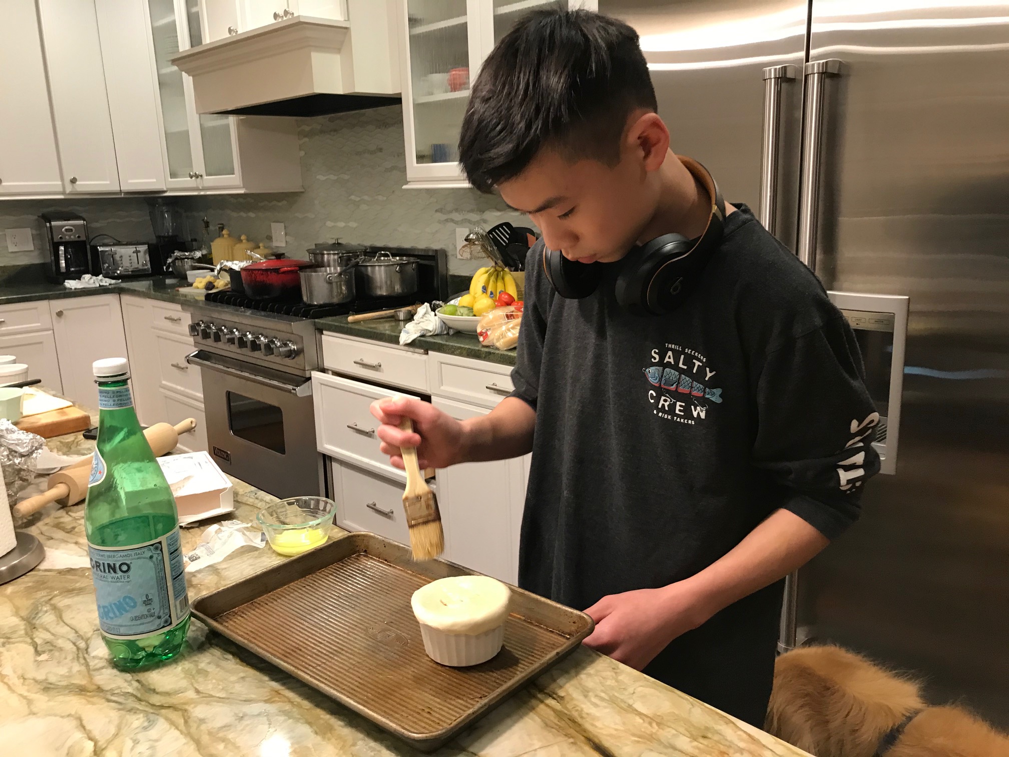 My son cooking and cook books for kids