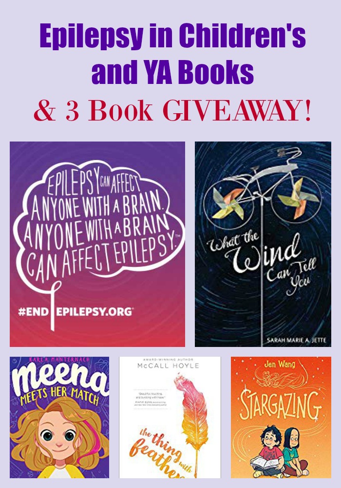 Epilepsy in Children's and YA Books & 3 Book GIVEAWAY!