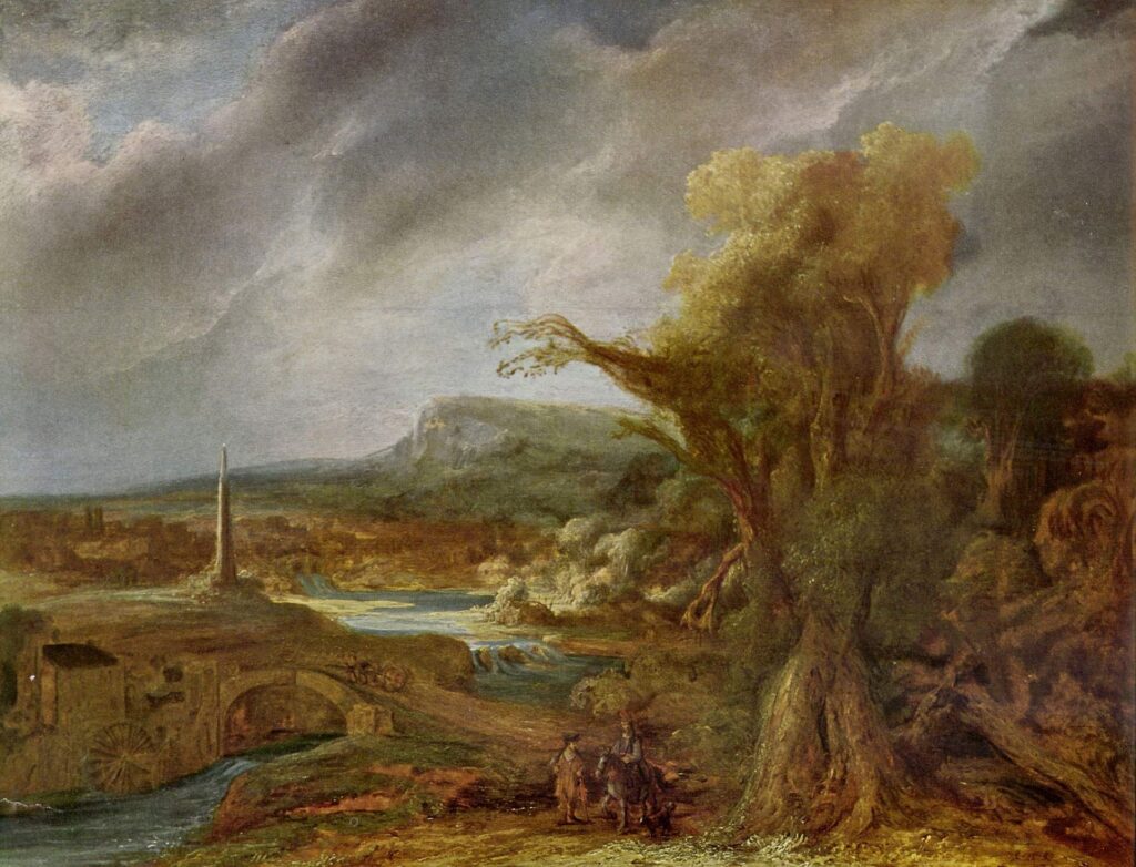 Landscape with Obelisk – Flinck