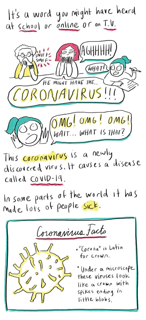 Coronavirus Comic for Kids from NPR