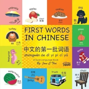 First Words in Chinese: (Bilingual English and Mandarin Chinese books for kids) by Jane C Thai