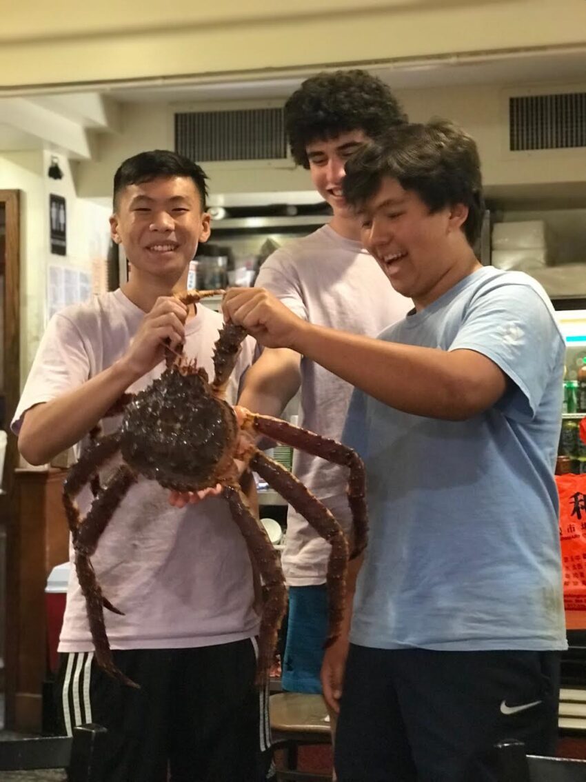 Tai with king crab