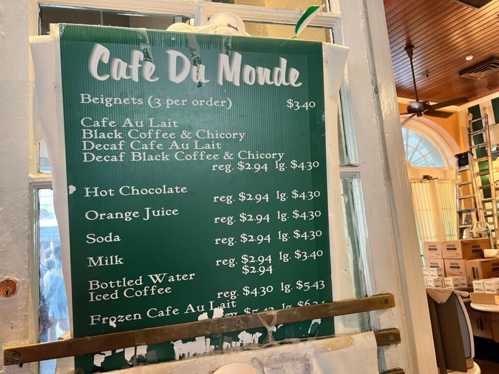 New Orleans best food Cafe du Monde