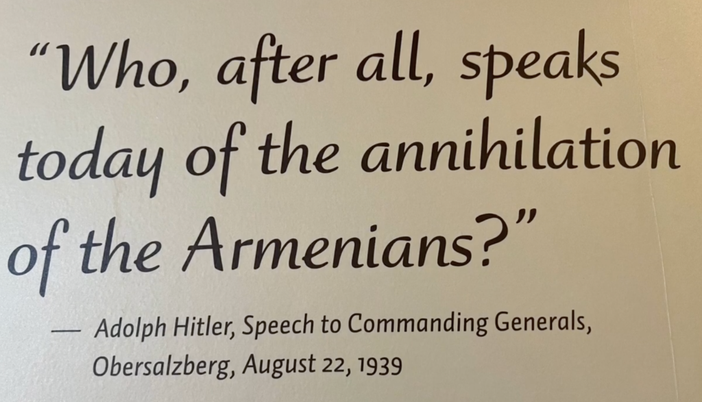 Hitler on Armenian Genocide