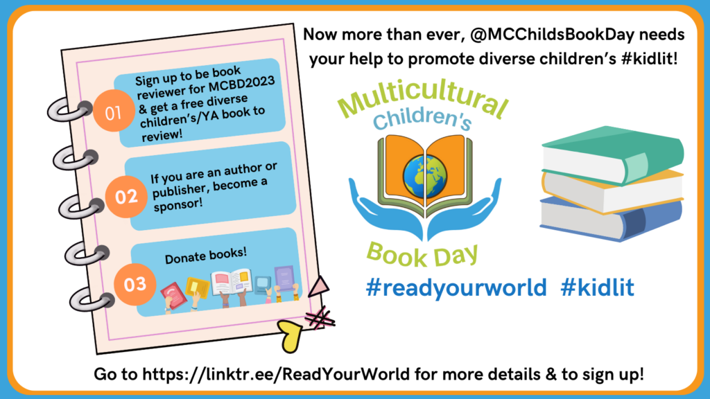 Help Us Share about Multicultural Children's Book Day FREE DIVERSE KIDLIT