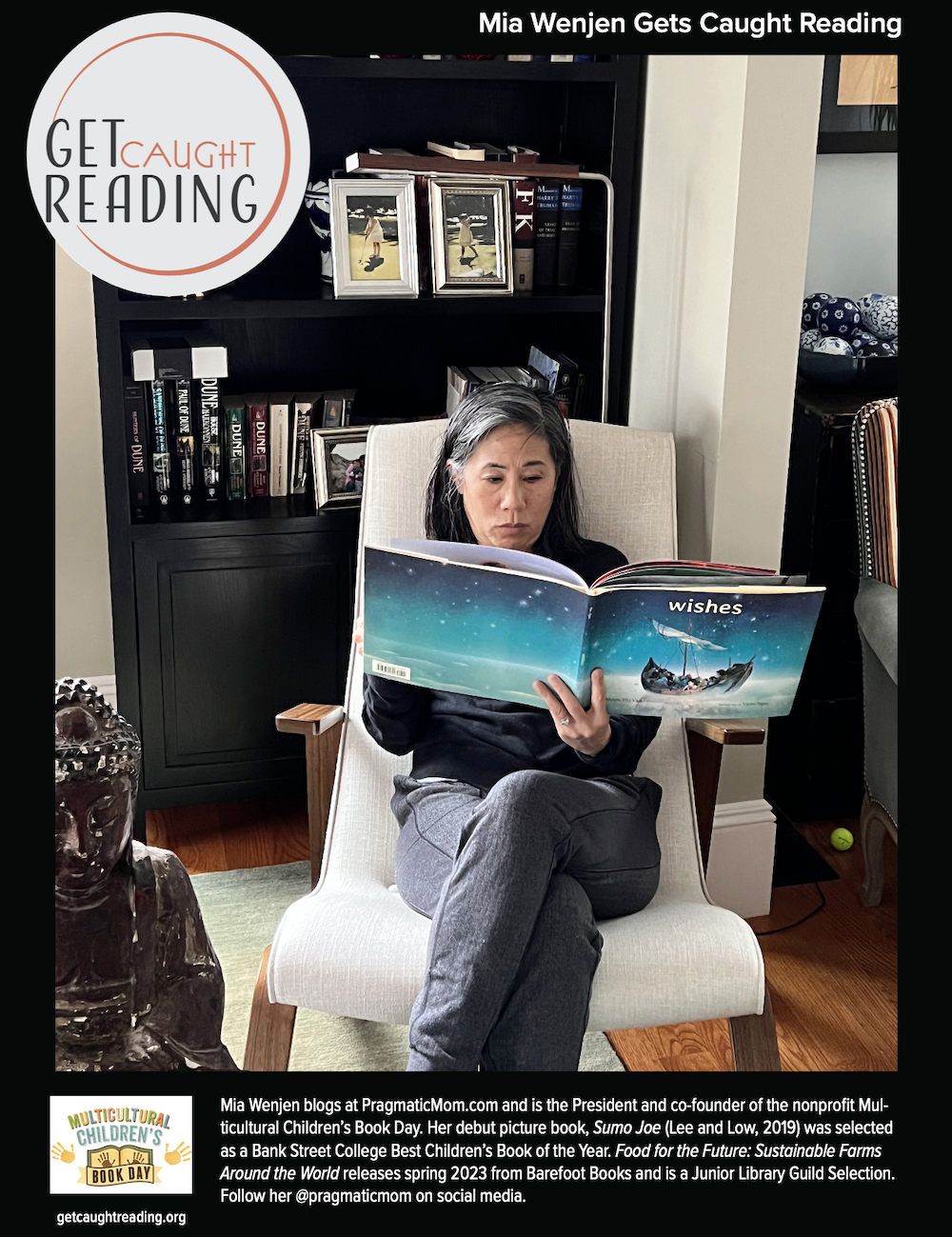 Get Caught Reading by the Children's Book Council Mia Wenjen Wishes