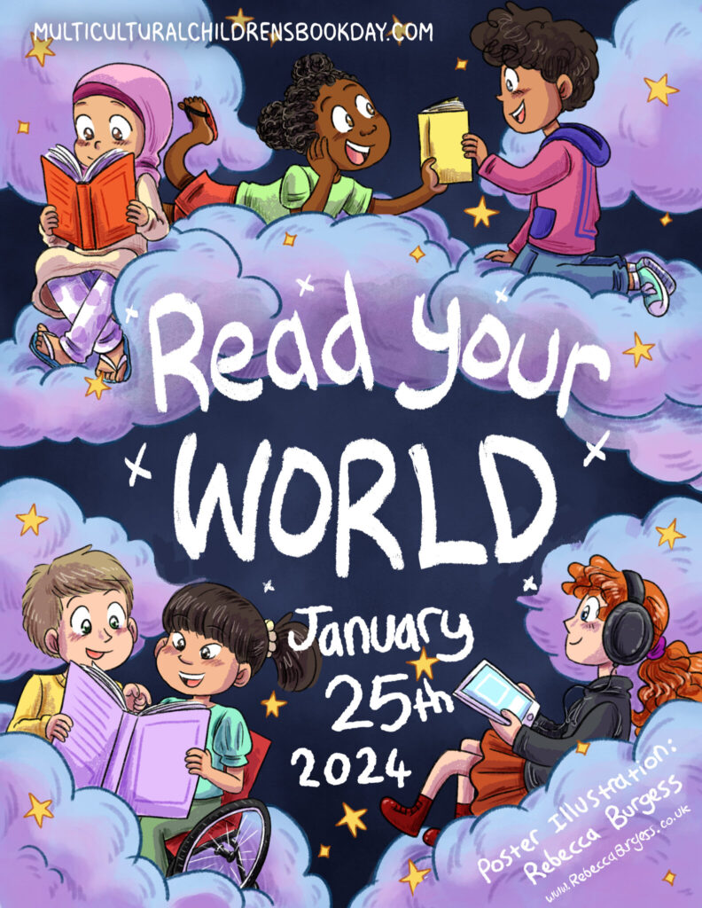 Read Your World 2024 Poster by Bex Burguess!