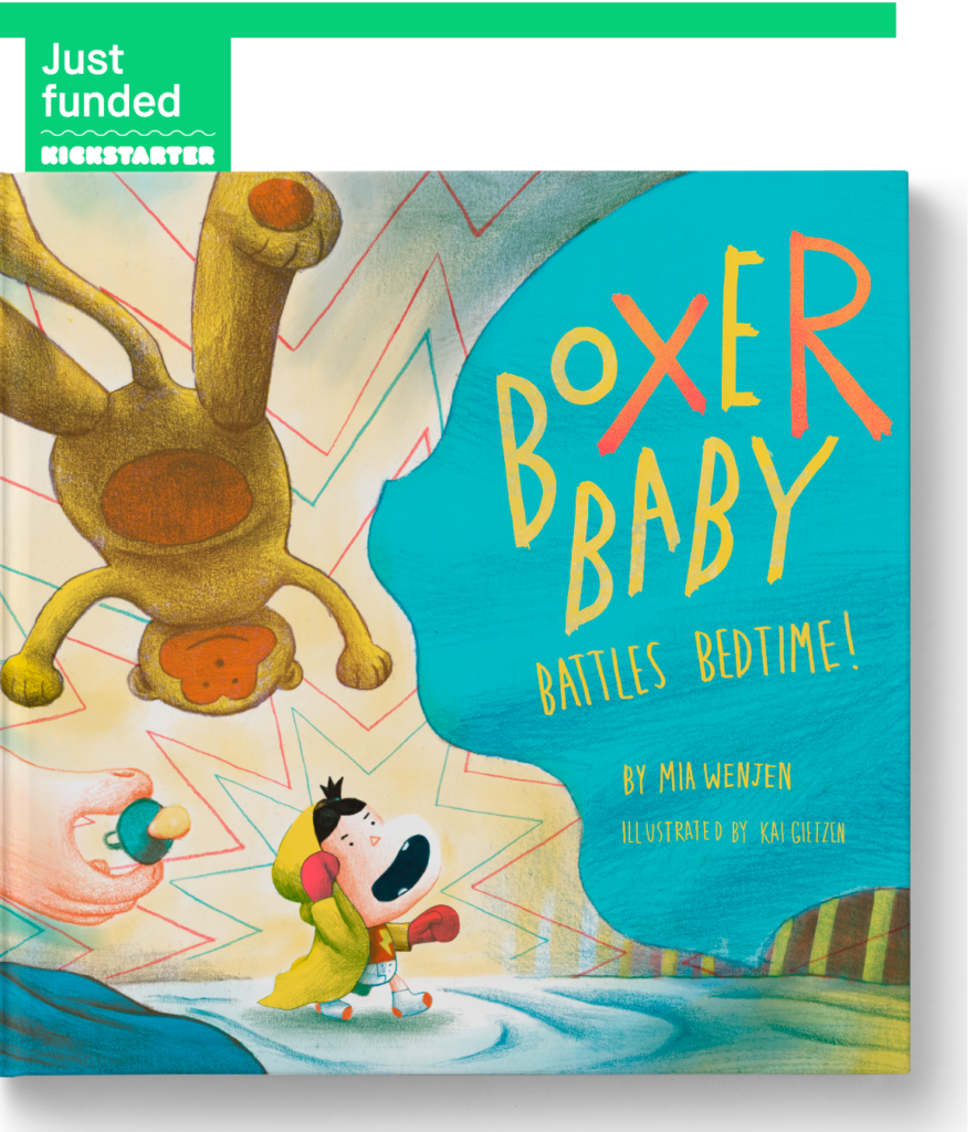Boxer Baby Battles Bedtime Kickstarter is FULLY FUNDED!