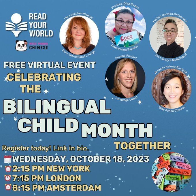FREE virtual event "Celebrating the Bilingual Child Month Together"