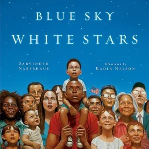 Blue Sky White Stars by Sarvinder Naberhaus