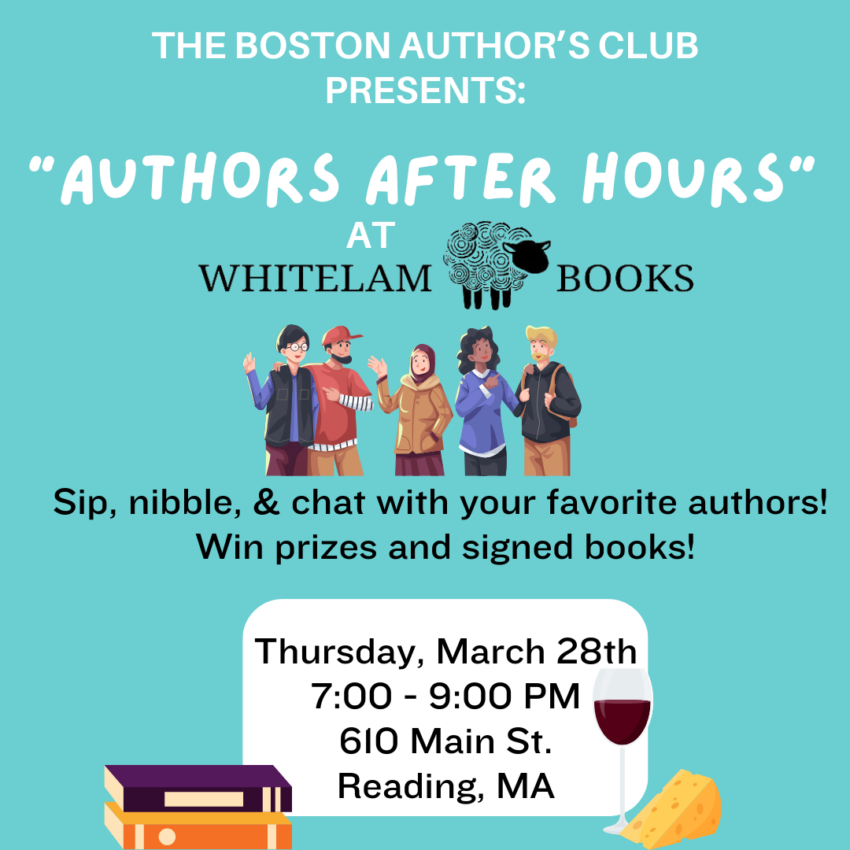 Authors After Hours at Whitelam Books in Reading MA