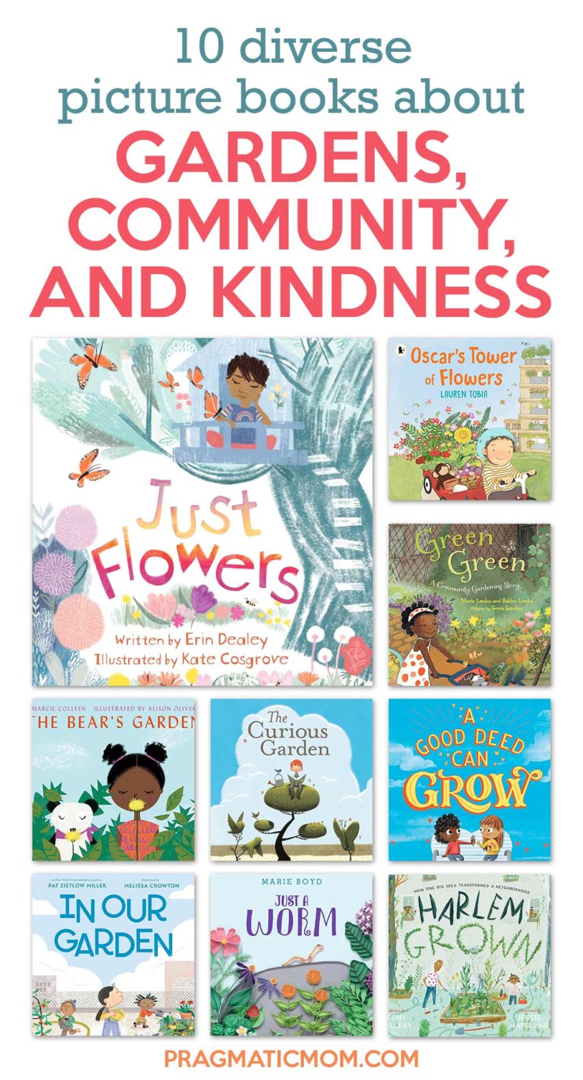 10 Diverse Picture Books about Gardens, Community, and Kindness