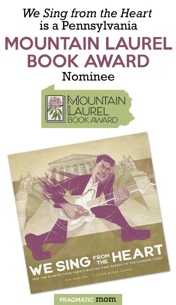 WE SING FROM THE HEART is a Pennsylvania Mountain Laurel Book Award Nominee