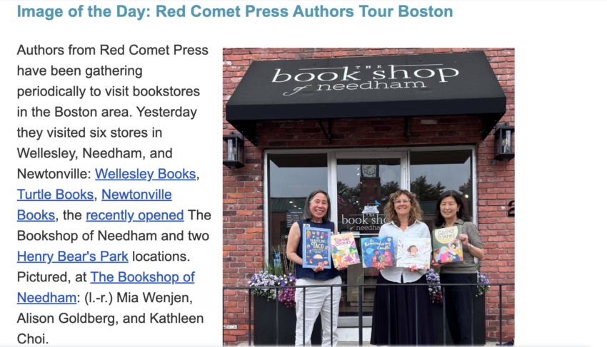 Red Comet Crawl Newton Burbs in Shelf Awareness!
