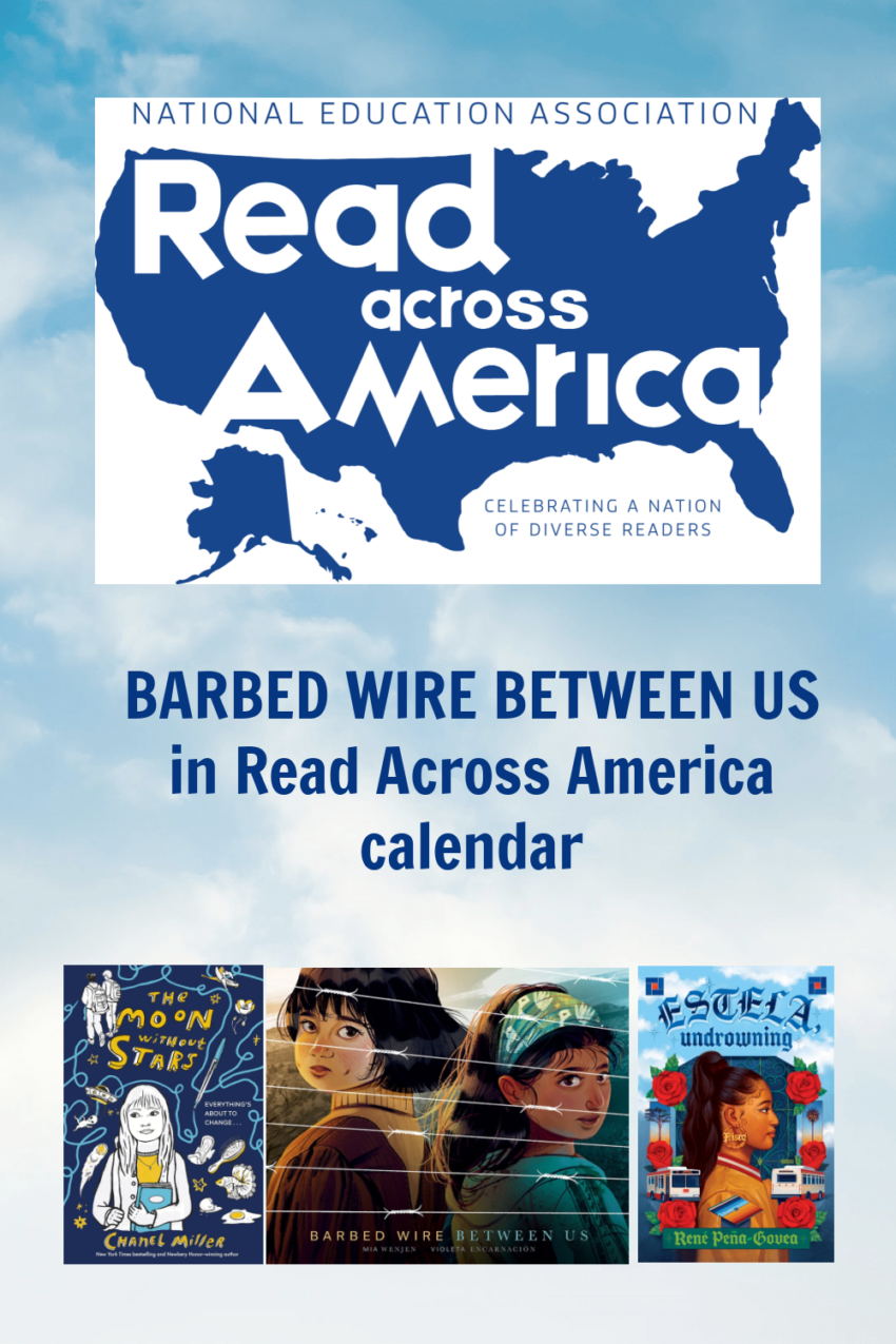 BARBED WIRE BETWEEN US in Read Across America calendar